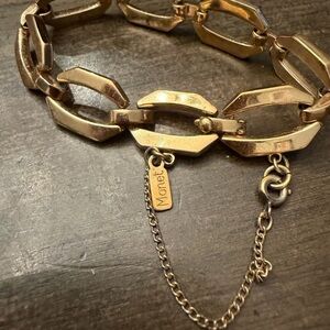 Monet Gold-Tone Geometric Bracelet